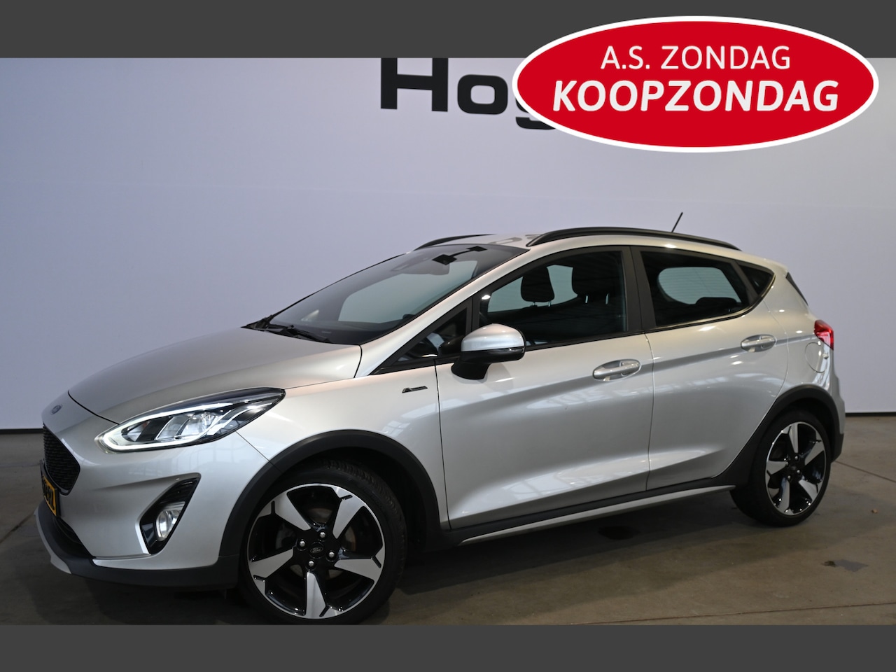 Ford Fiesta - 1.0 EcoBoost Hybrid Active X Navigatie Caplay Stoel/Stuurverwarming Goed Onderhouden! Inru - AutoWereld.nl