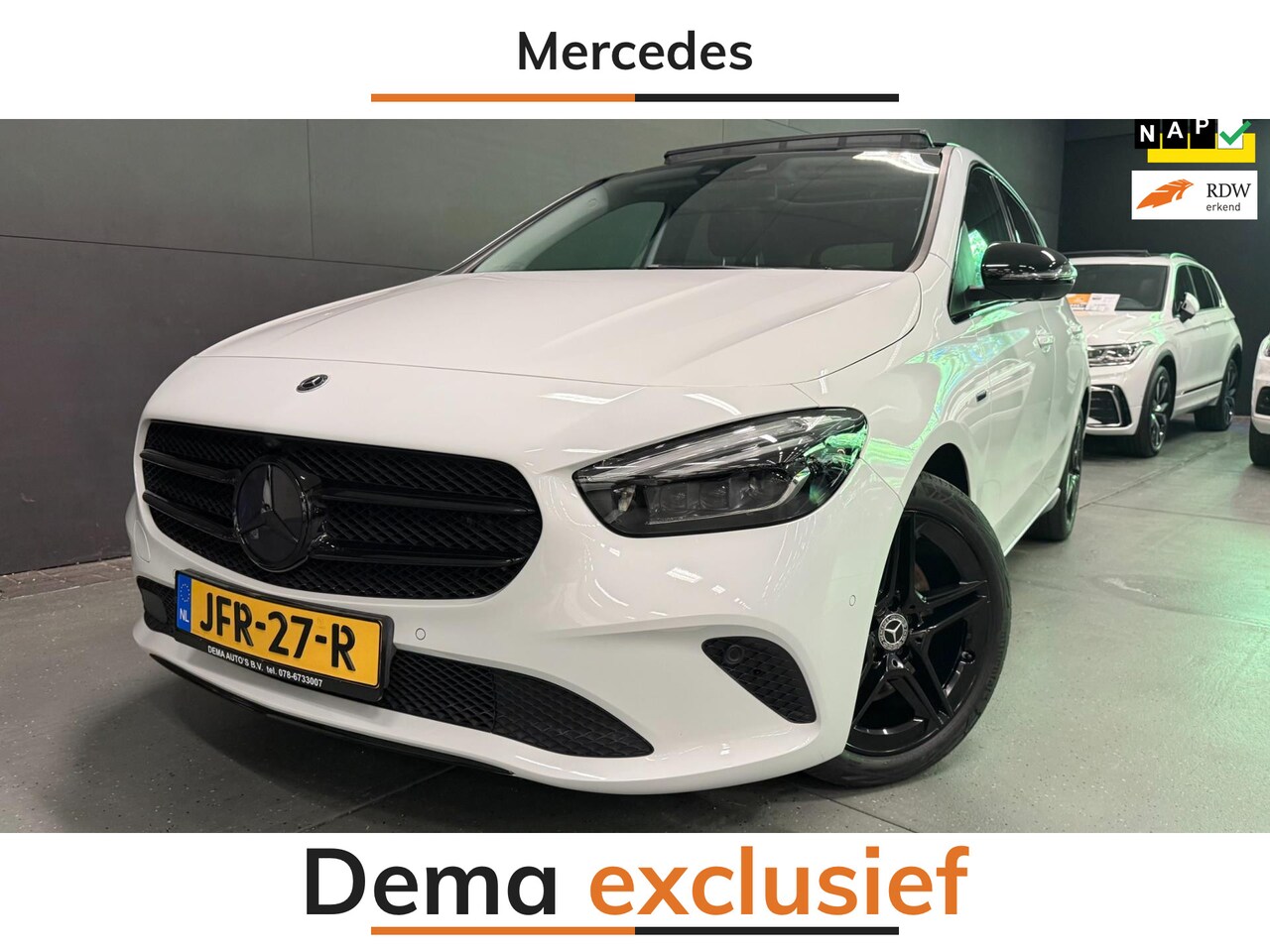 Mercedes-Benz B-klasse - 250 e Premium 18''AMG WIDE-SCREEN PANO/LED/DAB/CAM/ECC/PDC/CRUISE/// - AutoWereld.nl