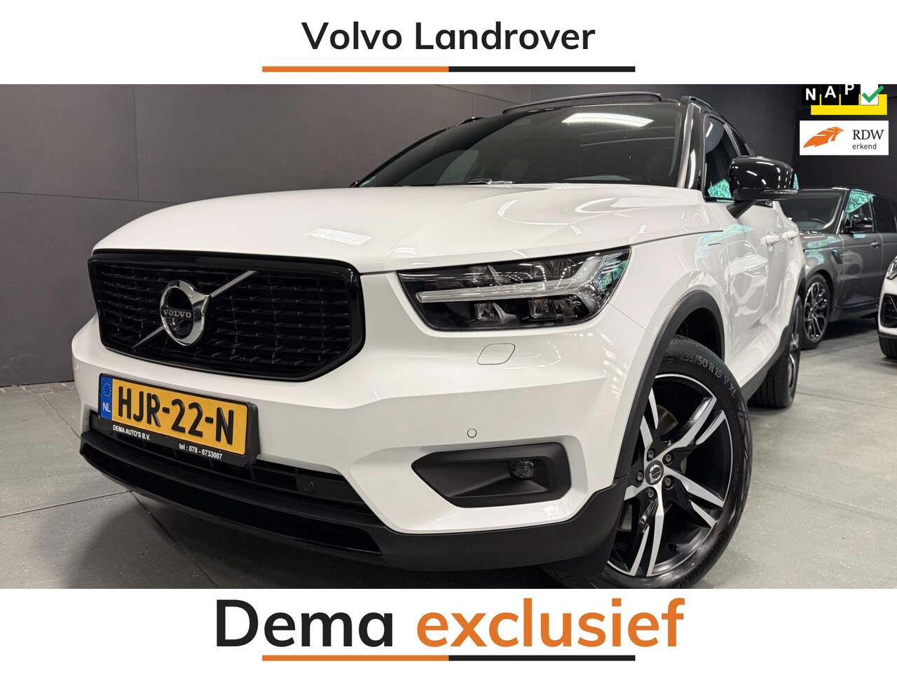 Volvo XC40 - 1.5 T5 Recharge R-Design 264PK PANO/NAVI/DAB/H-KARDON/STOEL-M/ECC/PDC/CRUISE/// - AutoWereld.nl