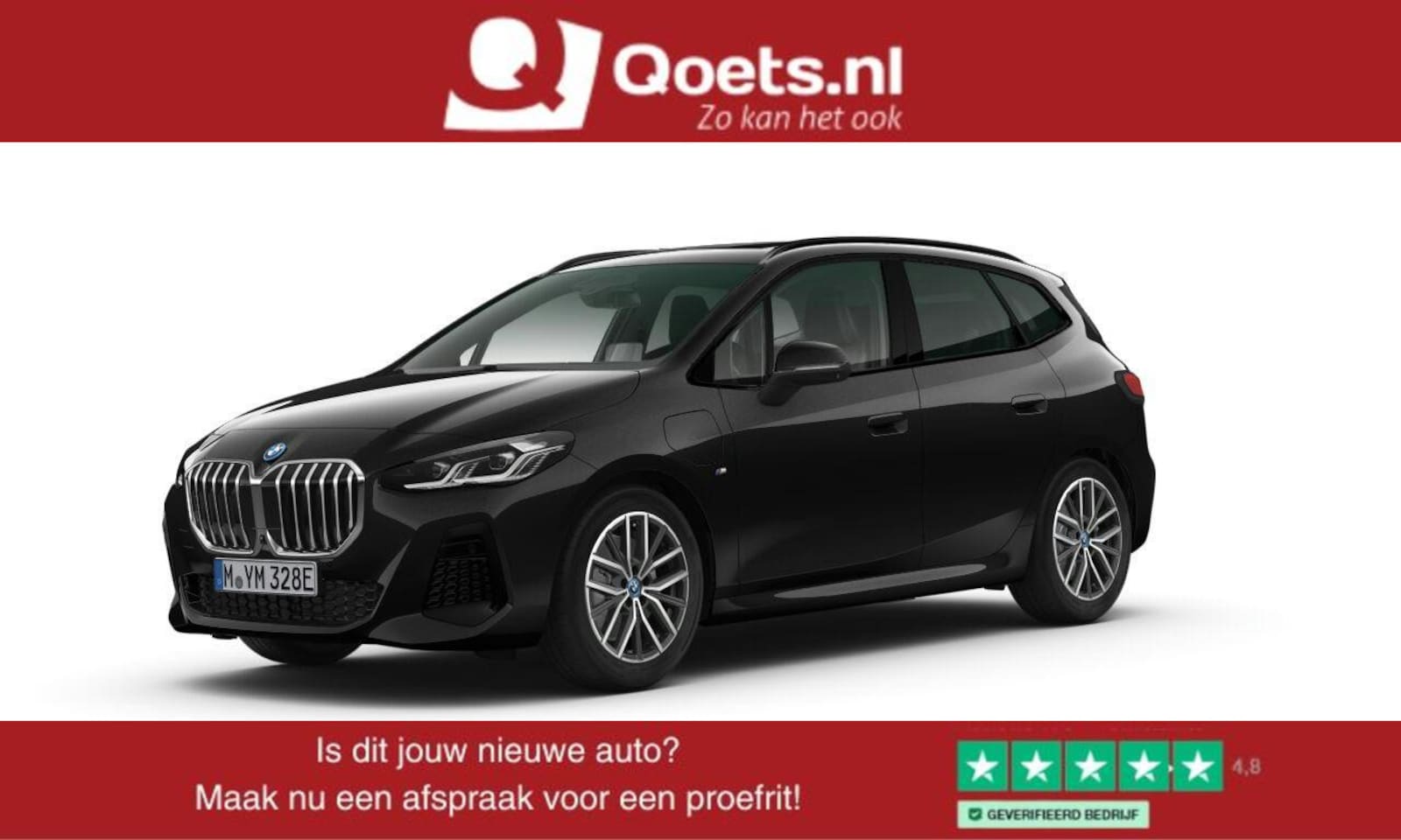 BMW 2-serie Active Tourer - 225e xDrive M Sport - Panoramadak - Getinte Ruiten - Head up - Driving Assistant Professio - AutoWereld.nl