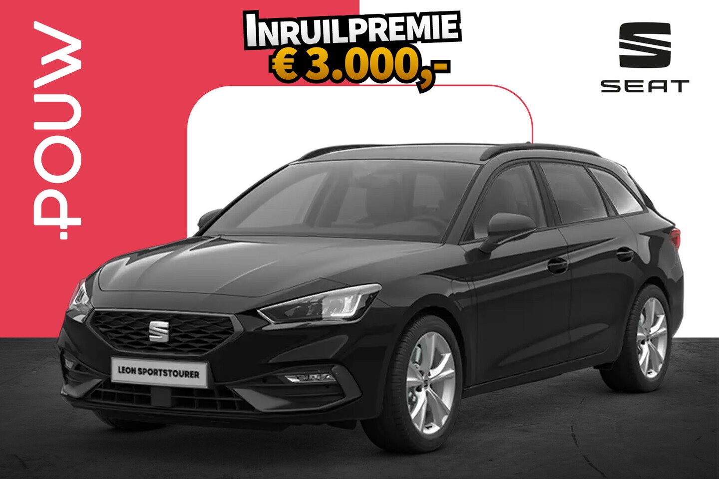 SEAT Leon Sportstourer - 1.5 TSI 204pk e-Hybrid Style | Climate Control | 17" Velgen - AutoWereld.nl