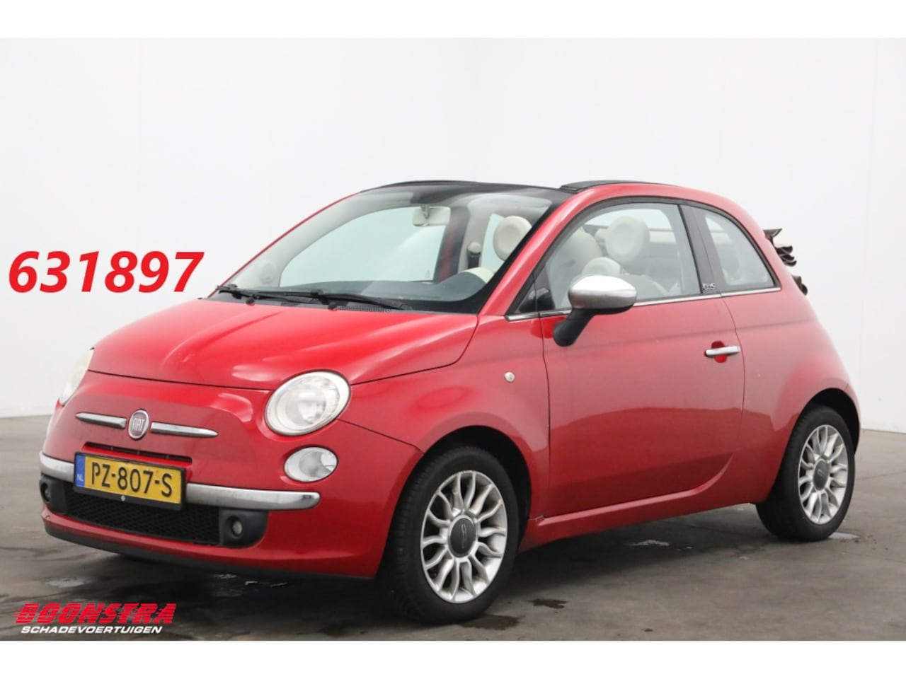 Fiat 500 C - 0.9 TwinAir Lounge Airco Bluetooth PDC - AutoWereld.nl