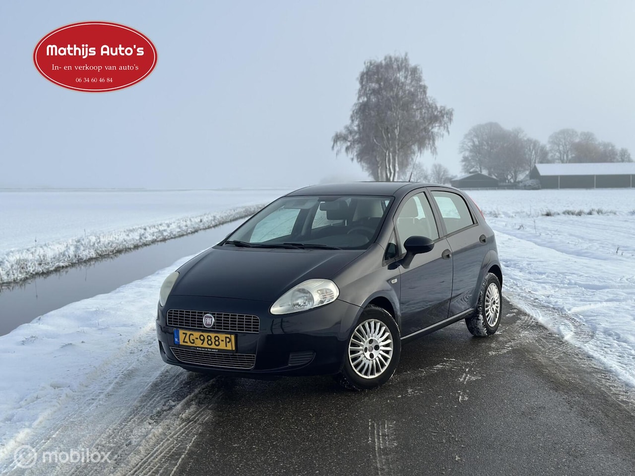 Fiat Grande Punto - 1.4 Active 5 Deurs airco nette auto! - AutoWereld.nl