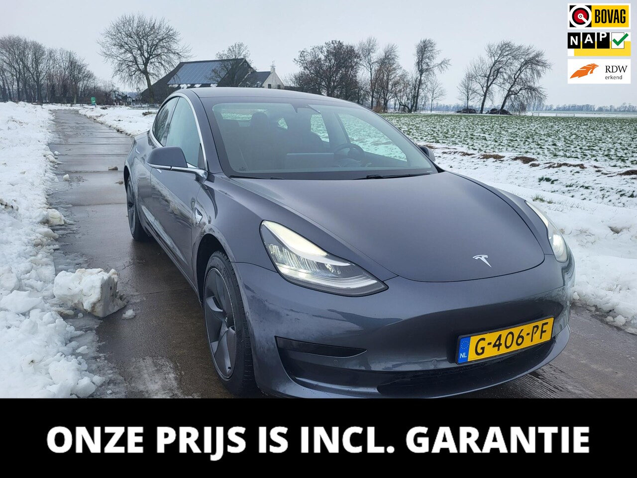 Tesla Model 3 - Standard RWD Plus 60 kWh 129.782km NAP - AutoWereld.nl