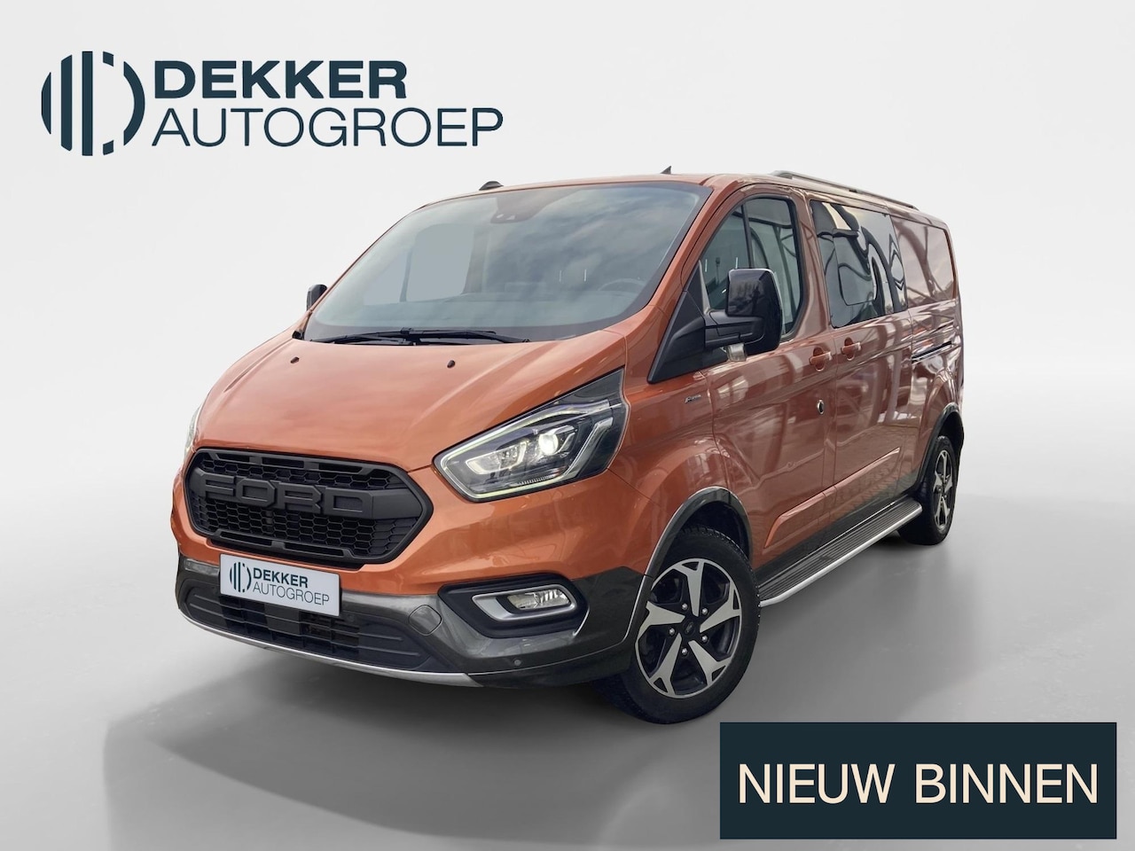 Ford Transit Custom - 320 2.0 TDCI L2H1 170pk Active Dubbele Cabine Half lederen bekleding, adaptieve cruise con - AutoWereld.nl