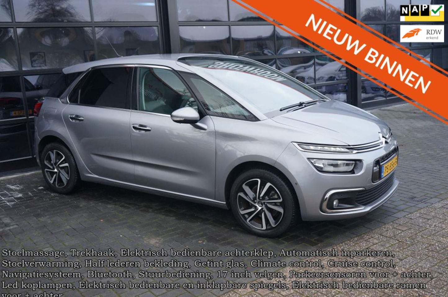 Citroën C4 Picasso - 1.6 THP Shine 1.6 THP Shine, Led, Clima, Cruise, Stoelmassage, Trekhaak - AutoWereld.nl