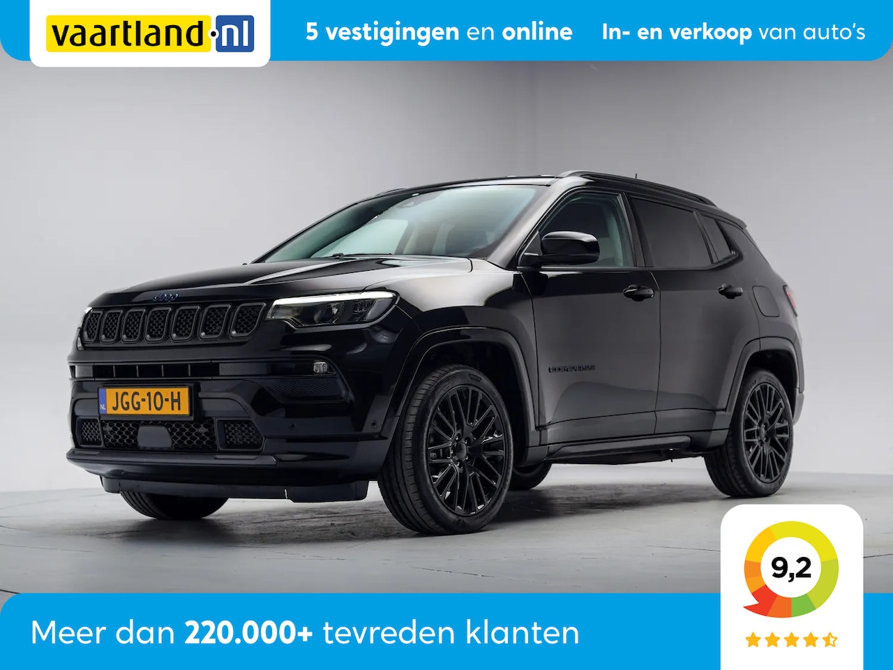 Jeep Compass - 4xe 240 Plug-in Hybrid Electric S [ LED Leder Stoelverwarming Navi ] - AutoWereld.nl