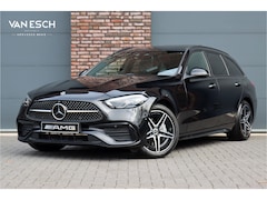 Mercedes-Benz C-klasse Estate - 300 e AMG Line Aut9 | Panoramadak | Trekhaak | Distronic | HUD | Stuurwielverwarming | Mem
