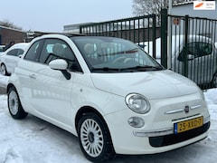 Fiat 500 C - 0.9 TwinAir Lounge Cabriolet leerbekeleding 2e eigenaar dealer onderhouden airco elektrisc