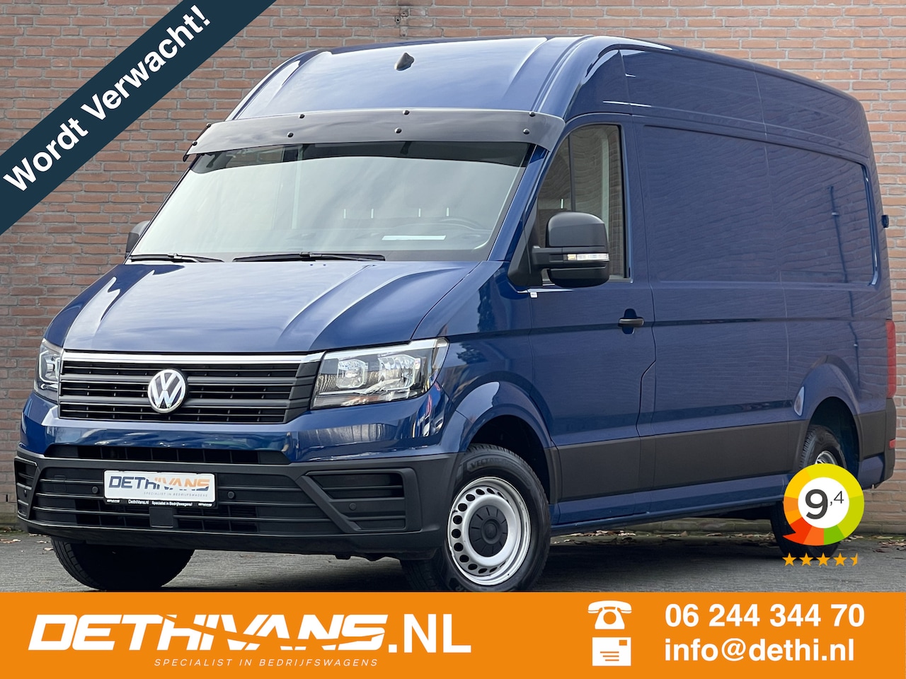 Volkswagen Crafter - 2.0TDI 140PK DSG L3H3 / Carplay / Standkachel / Cruisecontrol - AutoWereld.nl