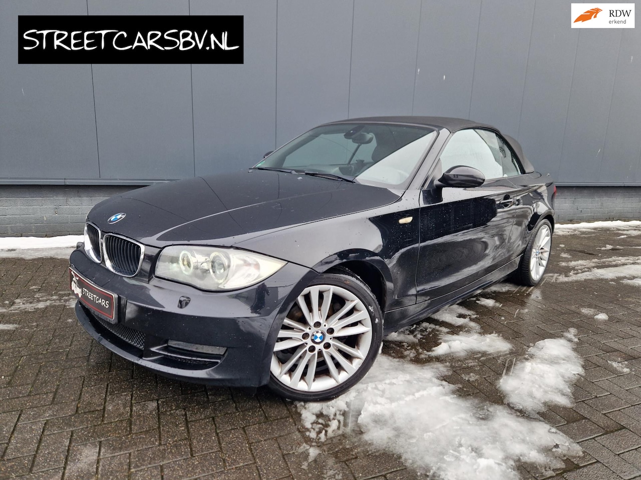 BMW 1-serie Cabrio - 120d High Executive Navi/leder/Full! - AutoWereld.nl