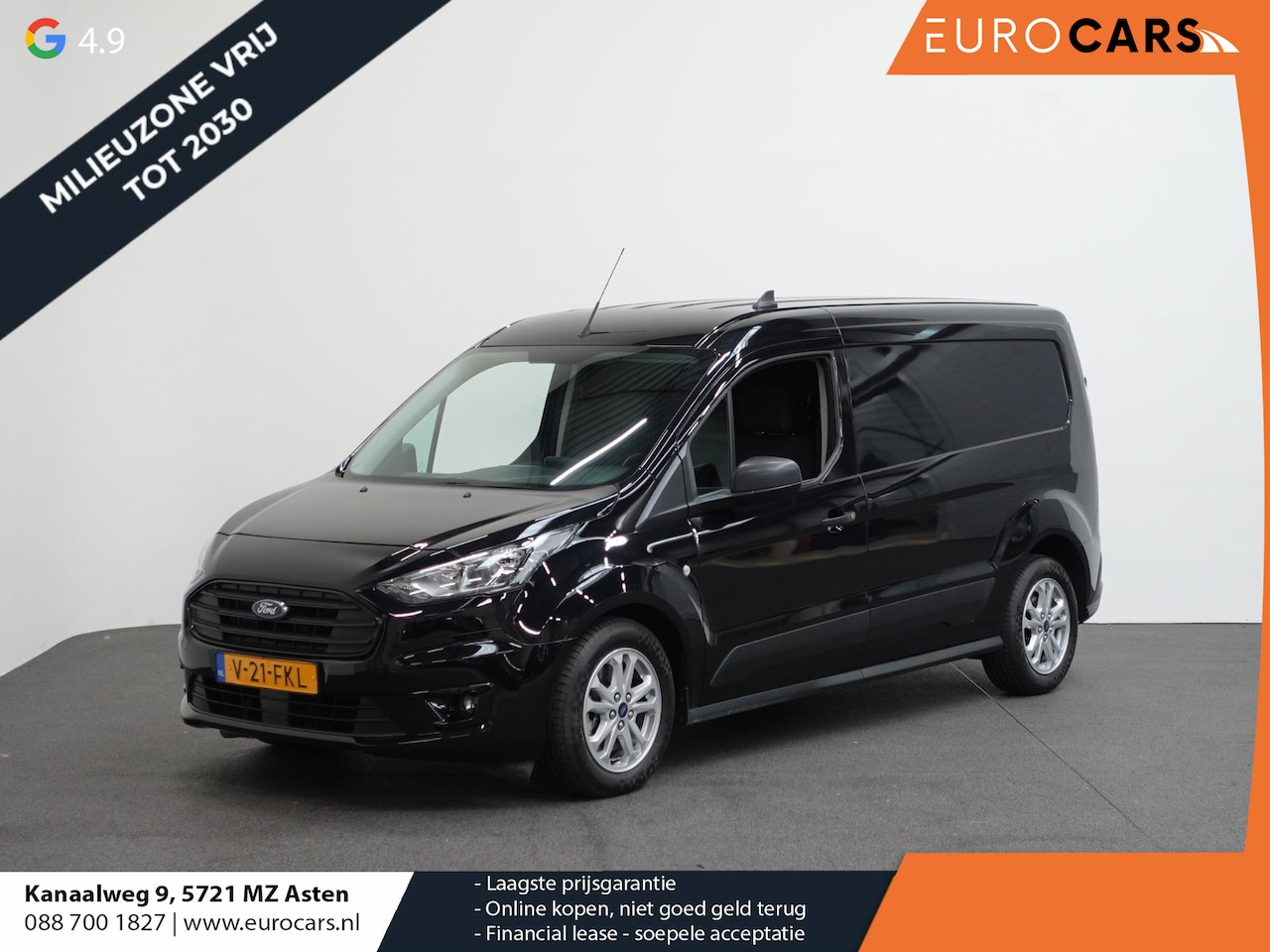 Ford Transit Connect - 100pk L2 Trend Automaat Trekhaak Airco Navi Cruise - AutoWereld.nl