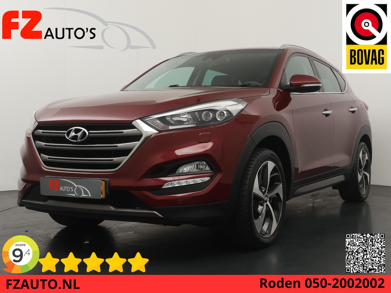 Hyundai Tucson - 1.6 GDi Premium Navigatie - Stoelverwarming + ventilatie - Lederen bekleding - Trekhaak - - AutoWereld.nl