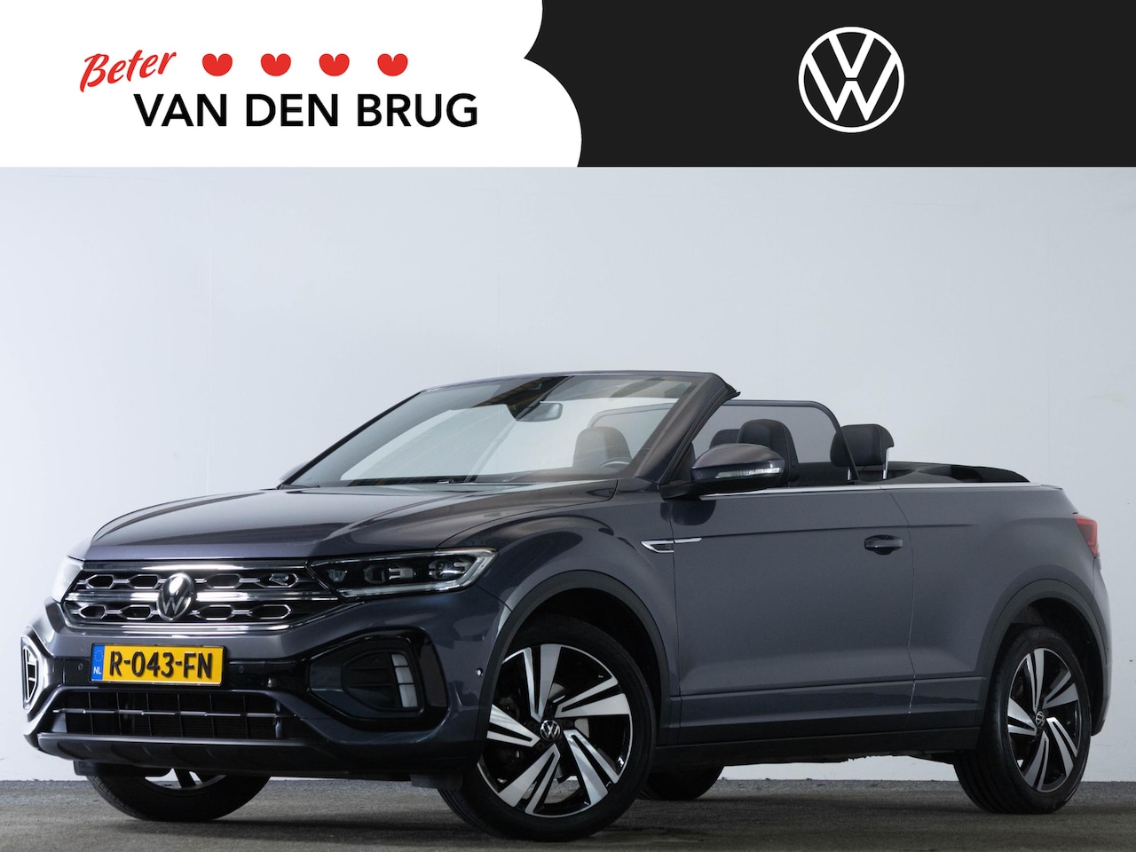 Volkswagen T-Roc Cabrio - R-Line 1.5 TSI 150 PK DSG | LED IQ | Navigatie | Stoelverwarming | Keyless | Achteruitrijc - AutoWereld.nl