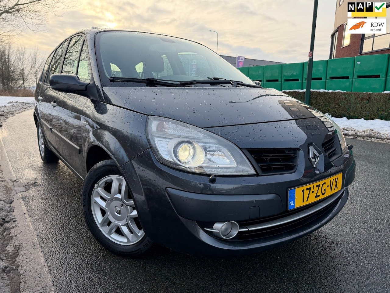 Renault Grand Scénic - 2.0-16V AUTOMAAT,Tech Line BJ 2008 Airco,Navi,Trekhaak ZEER NETJES !!! - AutoWereld.nl