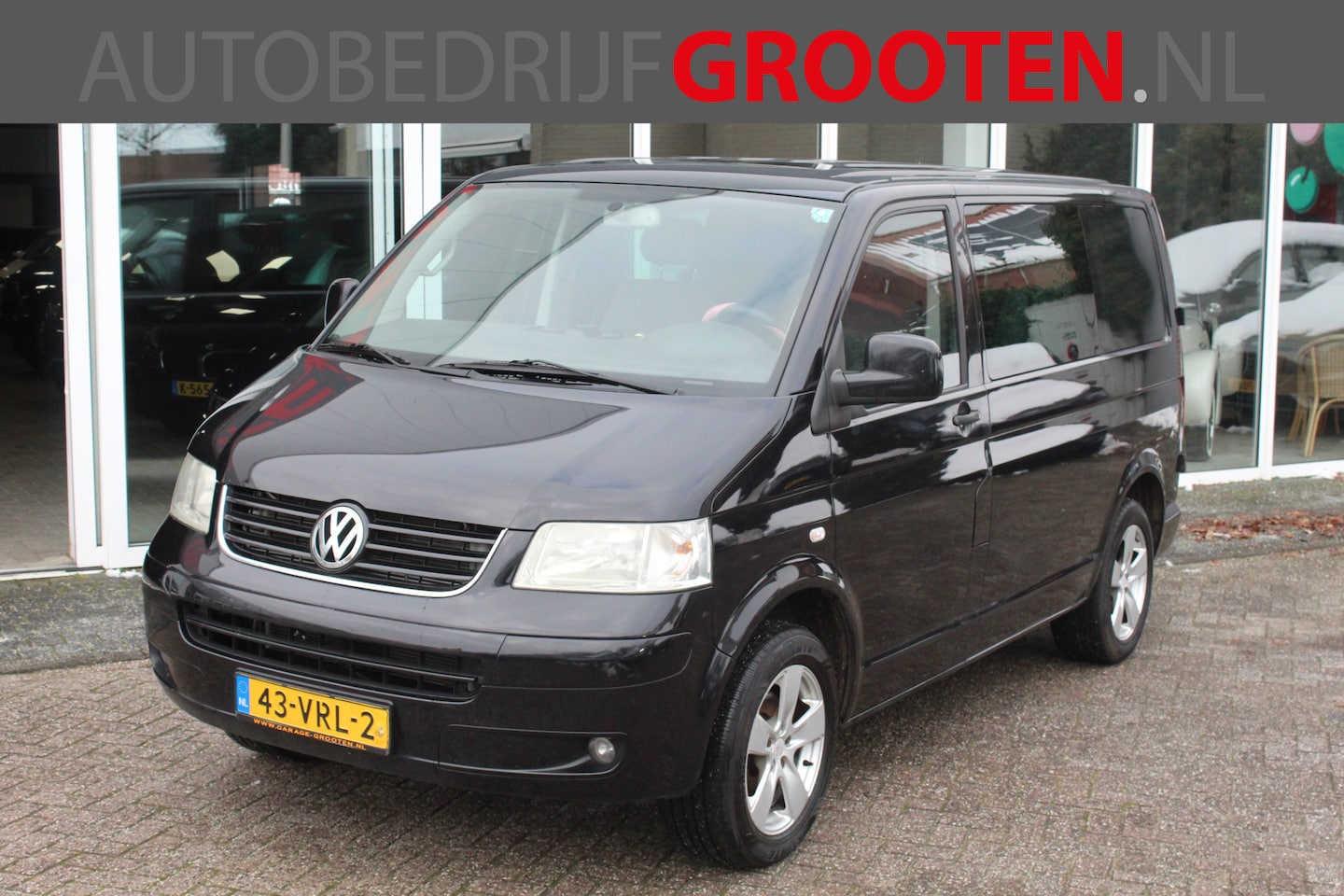 Volkswagen Transporter - 2.5 TDI 300 DC//Cruise//Navi//Airco!! - AutoWereld.nl