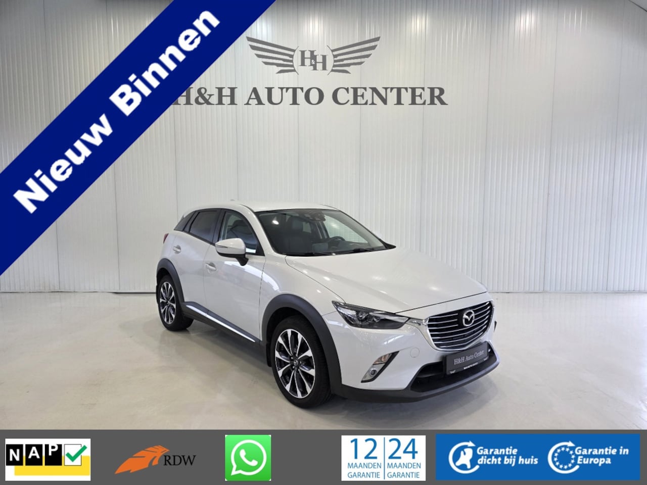 Mazda CX-3 - 2.0 SkyActiv-G 120 SkyLease+ |Cruise control|Navi|Leder| - AutoWereld.nl