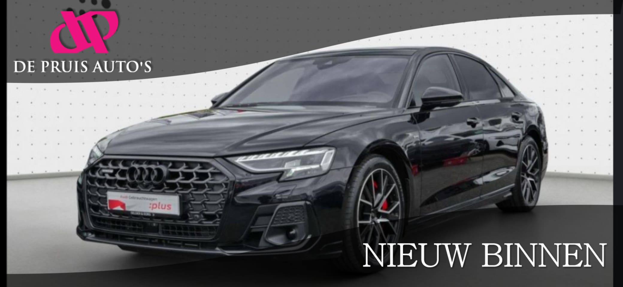 Audi A8 - 60 TFSI e quattro Matrix Pano Head Up Verwarmd stuurwiel Memory Masage Stoelkoeling B&O Ga - AutoWereld.nl