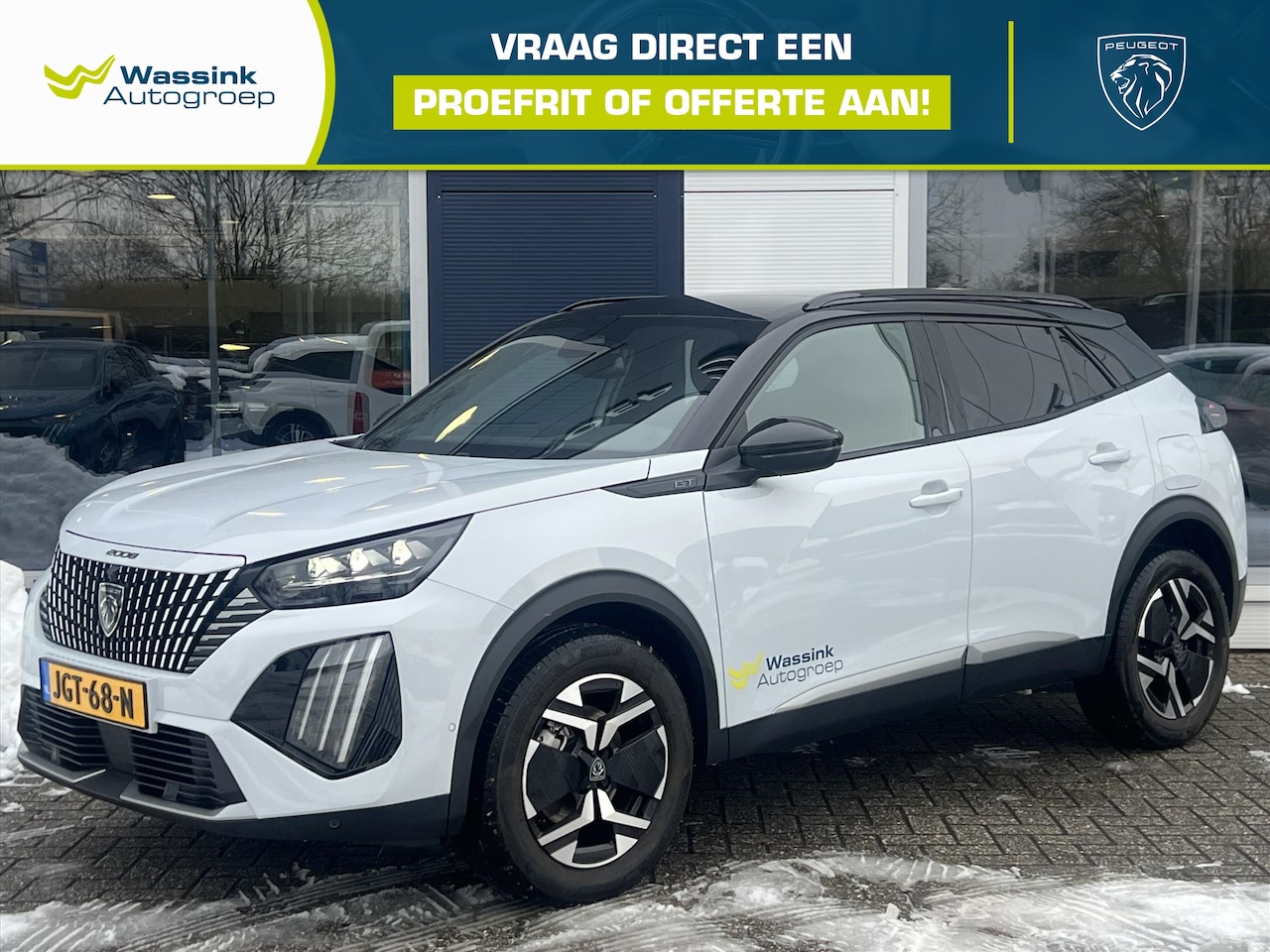 Peugeot 2008 - 1.2 HYbrid 145pk e-DCS6 GT | 360 Vision & Drive Assist Plus Pack | Climate Control | Apple - AutoWereld.nl