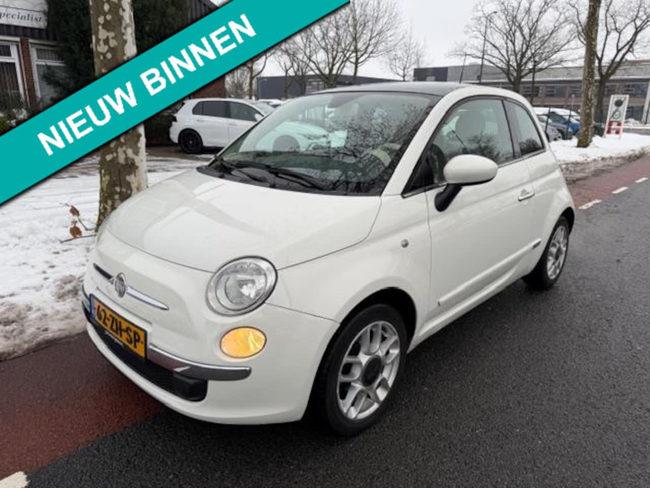 Fiat 500 - 1.2 Lounge Panorama,Airco,elec.ramen/spiegels,lm velgen, nwe APK - AutoWereld.nl