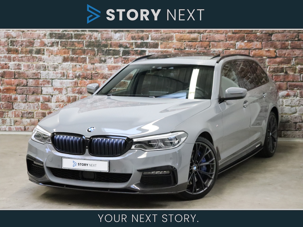 BMW 5-serie Touring - 540i xDrive High Executive M Sport Pakket Automaat / Trekhaak / Adaptief Onderstel / Harma - AutoWereld.nl