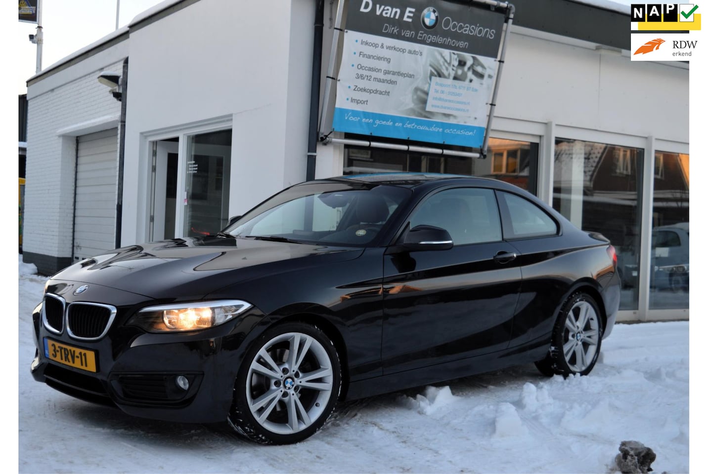BMW 2-serie Coupé - 220i 69.327 km 1 eigenaar,1 dealer, org.NL, sportleder - AutoWereld.nl