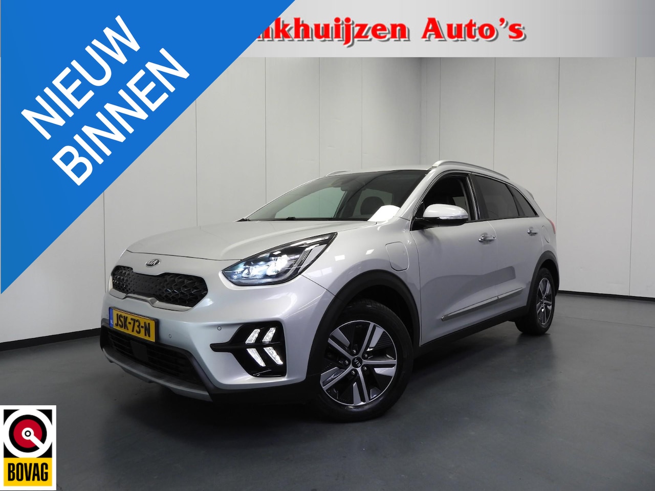 Kia Niro - 1.6 GDi PHEV Plug-In DynamicPlusLine NAVI/CAMERA/LED/JBL/16"LMV! - AutoWereld.nl