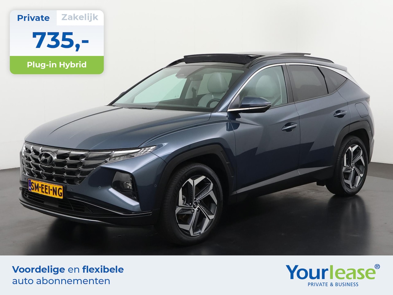 Hyundai Tucson - 1.6 T-GDI PHEV Premium Sky 4WD | All-in 735,- Private Lease | Direct uit voorraad - AutoWereld.nl