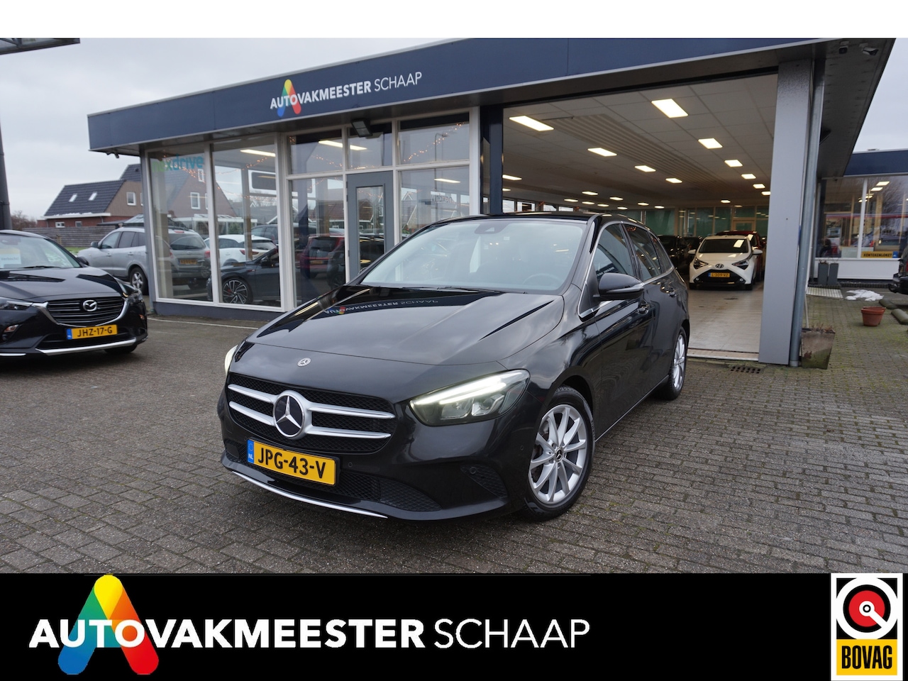 Mercedes-Benz B-klasse - 180 Business Solution AMG 180 Business Solution AMG , Automaat , Incl 12 mnd bovag garantie - AutoWereld.nl