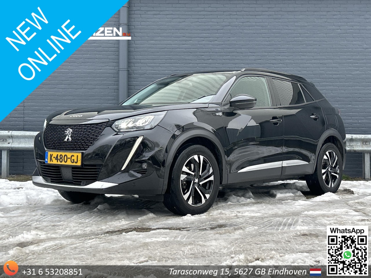 Peugeot e-2008 - EV Allure Première 1 fase 50 kWh € 9050 NETTO | Leder | Climate | Cruise | Navi | Camera | - AutoWereld.nl