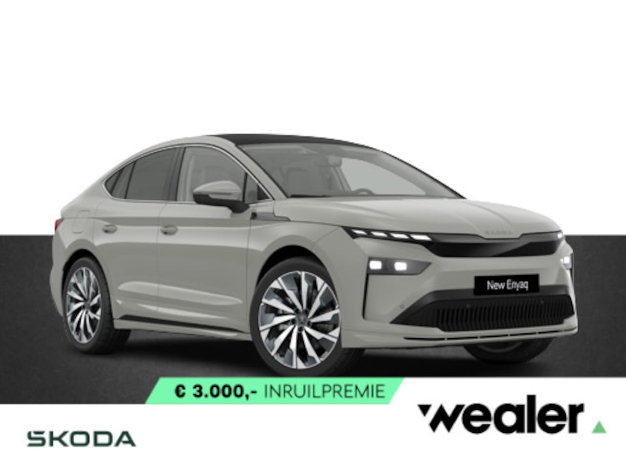 Skoda Enyaq Coupé iV - 85 Business Edition 286 PK | Trekhaak | 21" lichtmetalen velgen | Lounge Interieur pakket - AutoWereld.nl