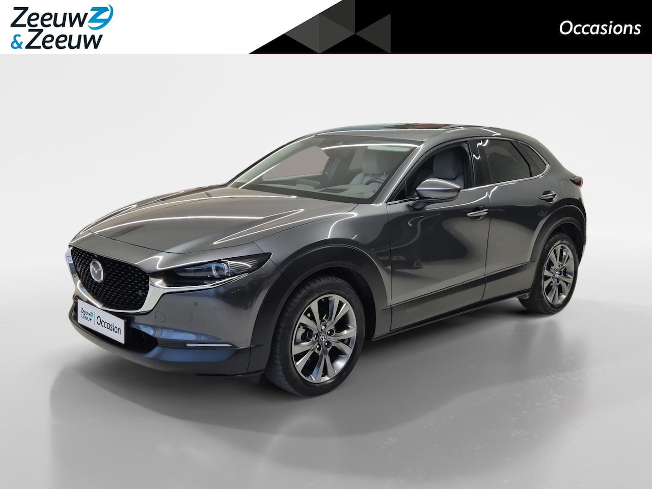 Mazda CX-30 - 2.0 e-SkyActiv-X M Hybrid Luxury | Climate Control | Cruise Control | Lederen bekleding | - AutoWereld.nl