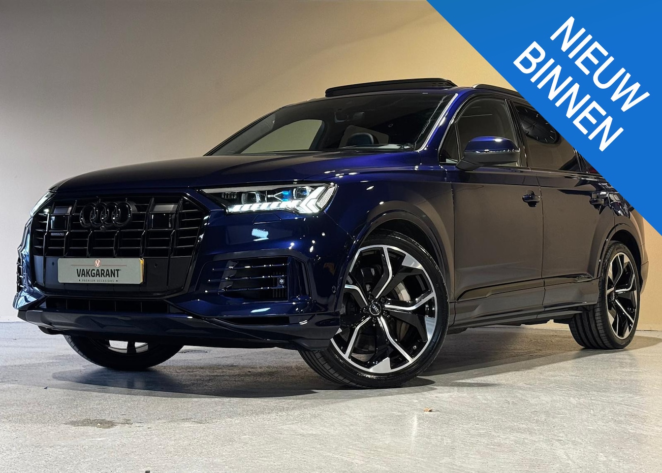 Audi Q7 - 55 TFSI e quattro S-Line |Pano |Rising tweeters | Head-up |Lucht vering | 22'' | trekhaak - AutoWereld.nl