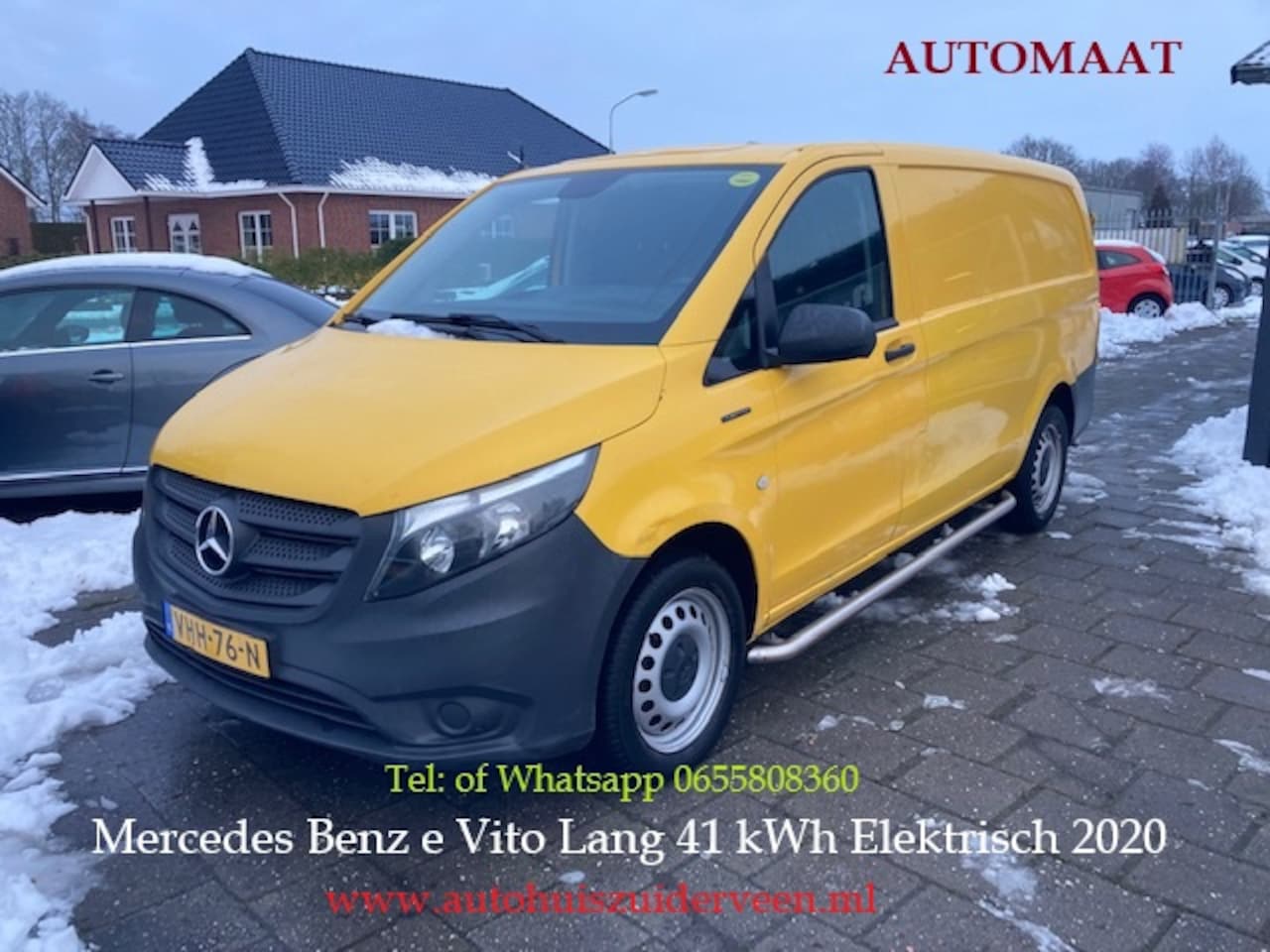 Mercedes-Benz eVito - eVito 41kWh Lang Navi Cruise Airco Automaat - AutoWereld.nl