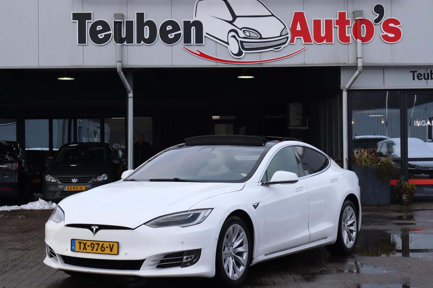 Tesla Model S - 90D Performance Cruise control, Navigatie, 360 camera, Schuif- kanteldak, Cold weather pak - AutoWereld.nl