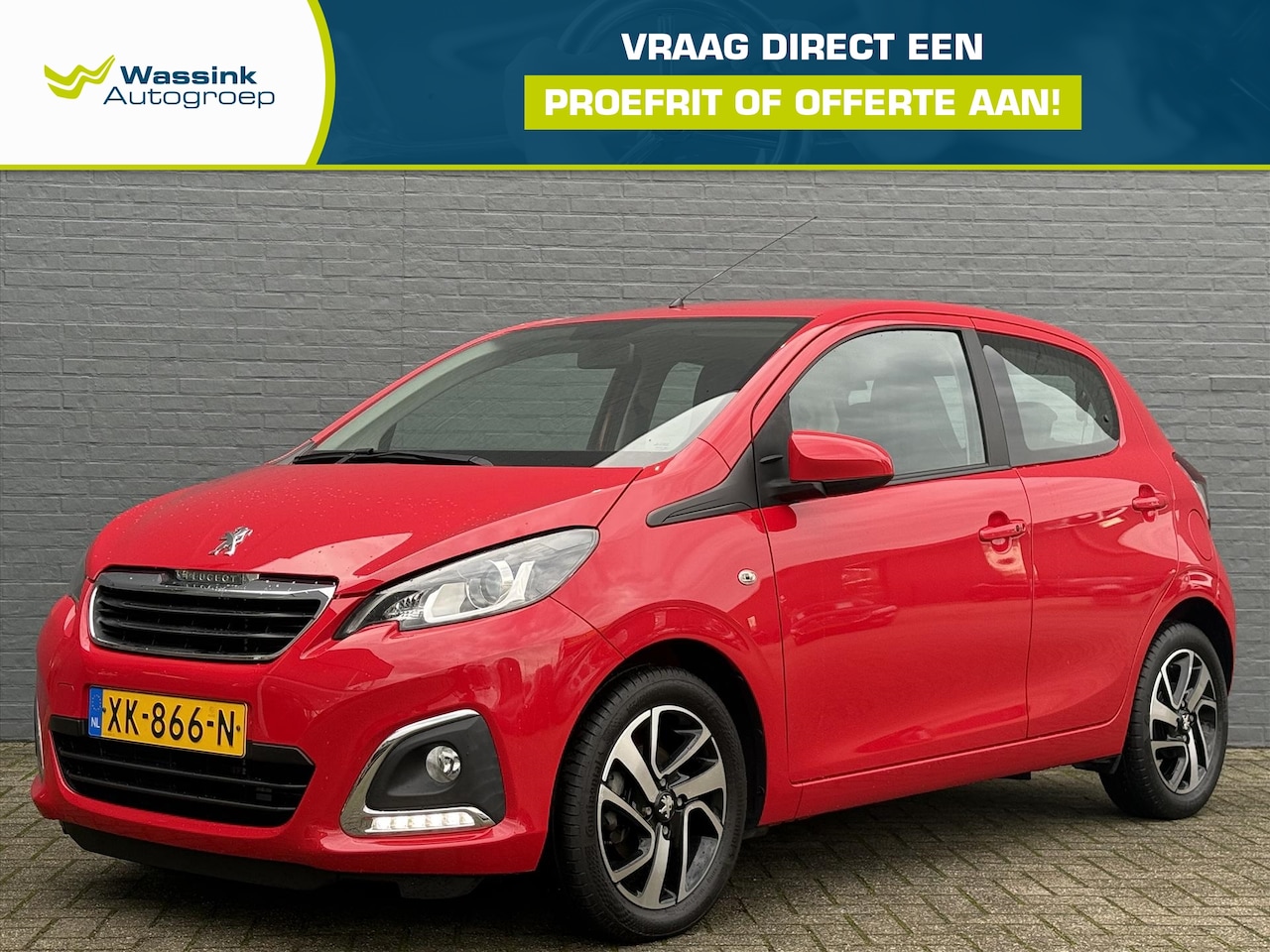 Peugeot 108 - 1.0 e-VTi 72pk Automaat Allure | Achteruitrij Camera | Climate Control | Keyless entery | - AutoWereld.nl
