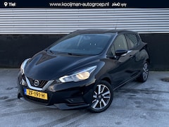 Nissan Micra - 0.9 IG-T N-Connecta NL-auto, boekjes compleet, navigatie, achteruitrij camera, parkeersens