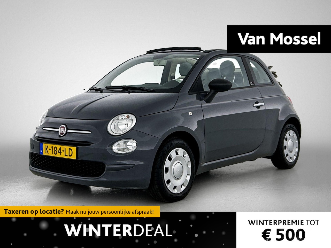 Fiat 500 C - 1.0 Hybrid Pop | Airco | Parkeersensoren | Cabrio! - AutoWereld.nl