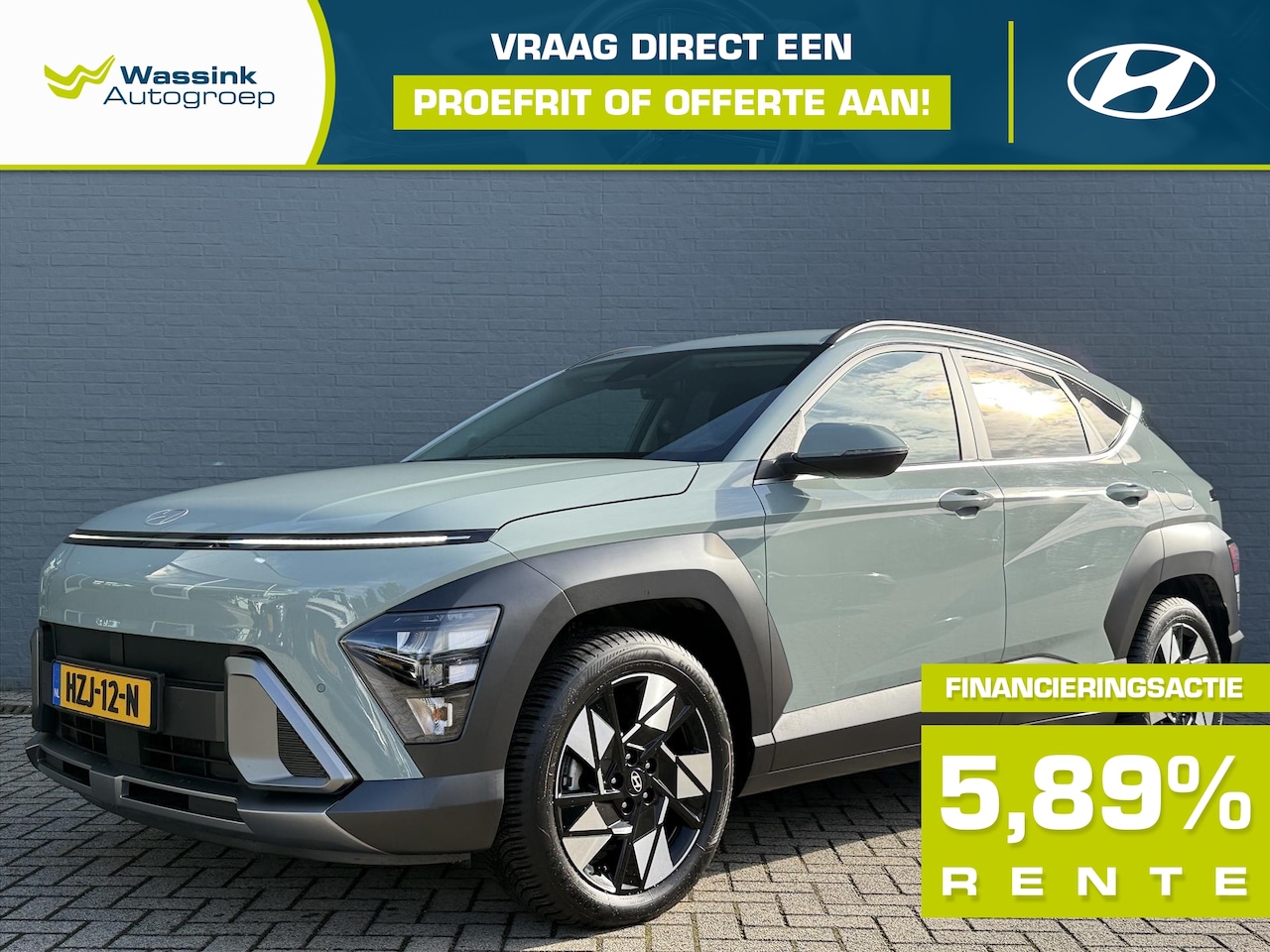 Hyundai Kona - New 1.6 GDI HEV 141pk DCT Comfort Smart | Cruise Control | Navigatie | Stoel & Stuurverwam - AutoWereld.nl
