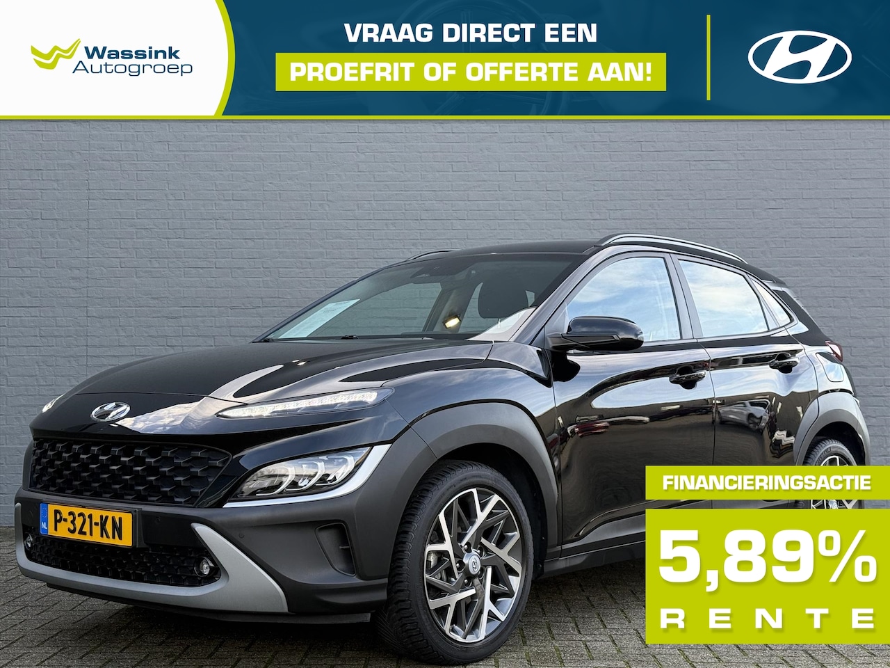 Hyundai Kona - 1.6 GDI HEV 105pk Fashion | All Season Banden | Navigatie | Cruise Control | Krell Speaker - AutoWereld.nl