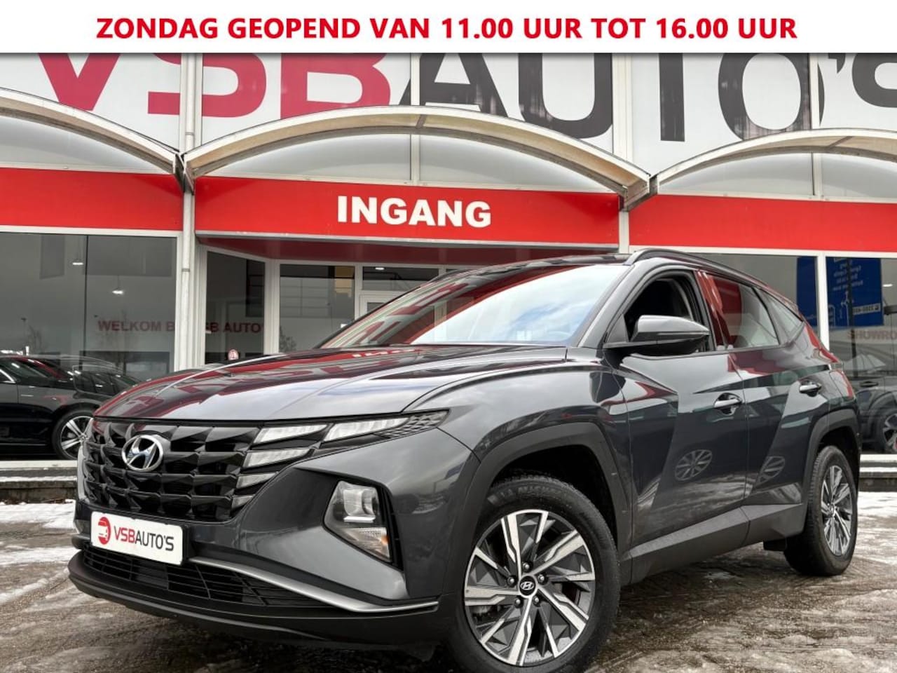 Hyundai Tucson - 1.6 T-GDI  HEV 230PK AUT. NAVI CAMERA CARPLAY LED NAVI LMV PDC - AutoWereld.nl