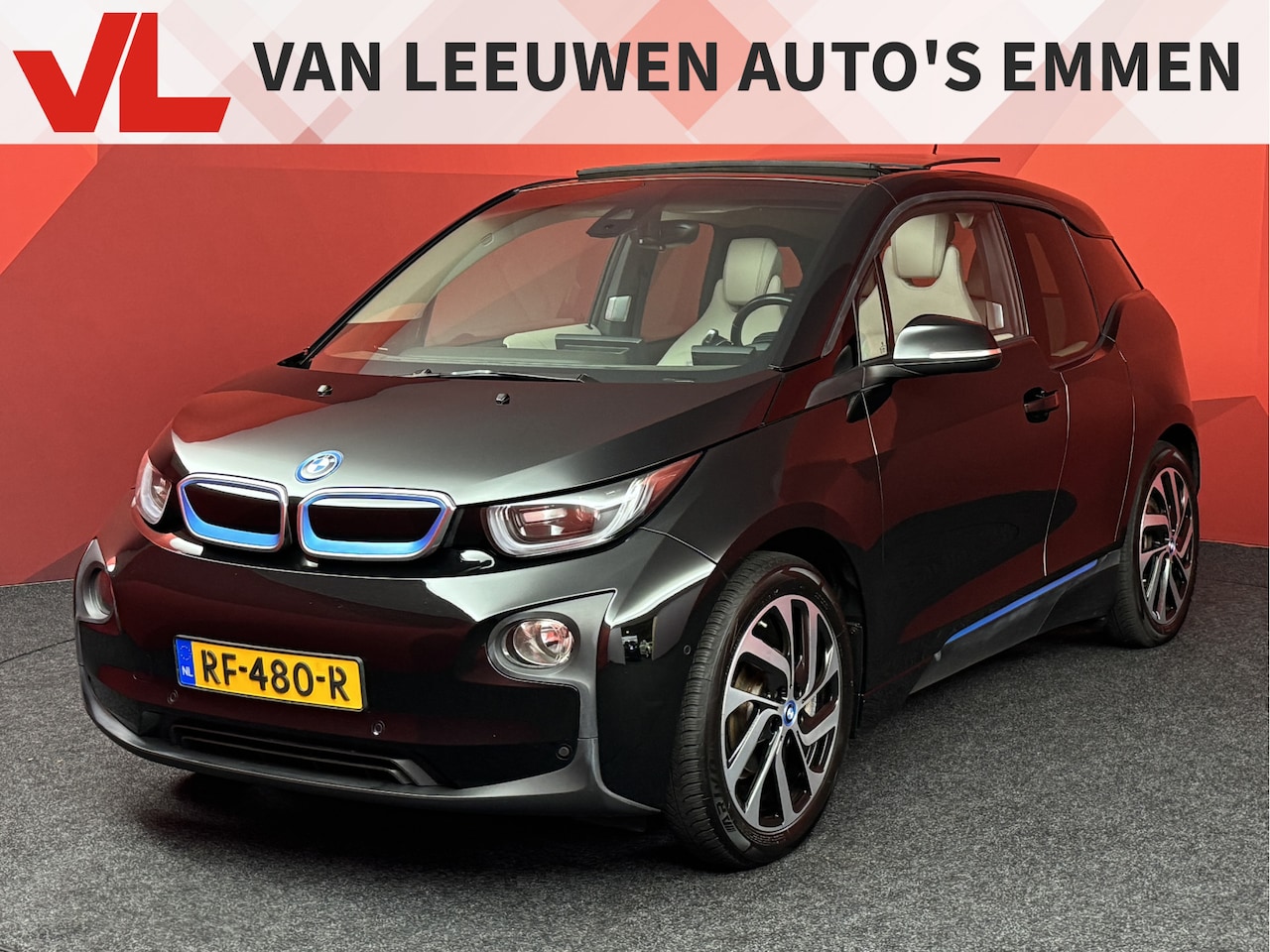 BMW i3 - Basis 94Ah 33 kWh | Leer | Navigatie | Panorama dak | APK 19-11-2026 | - AutoWereld.nl