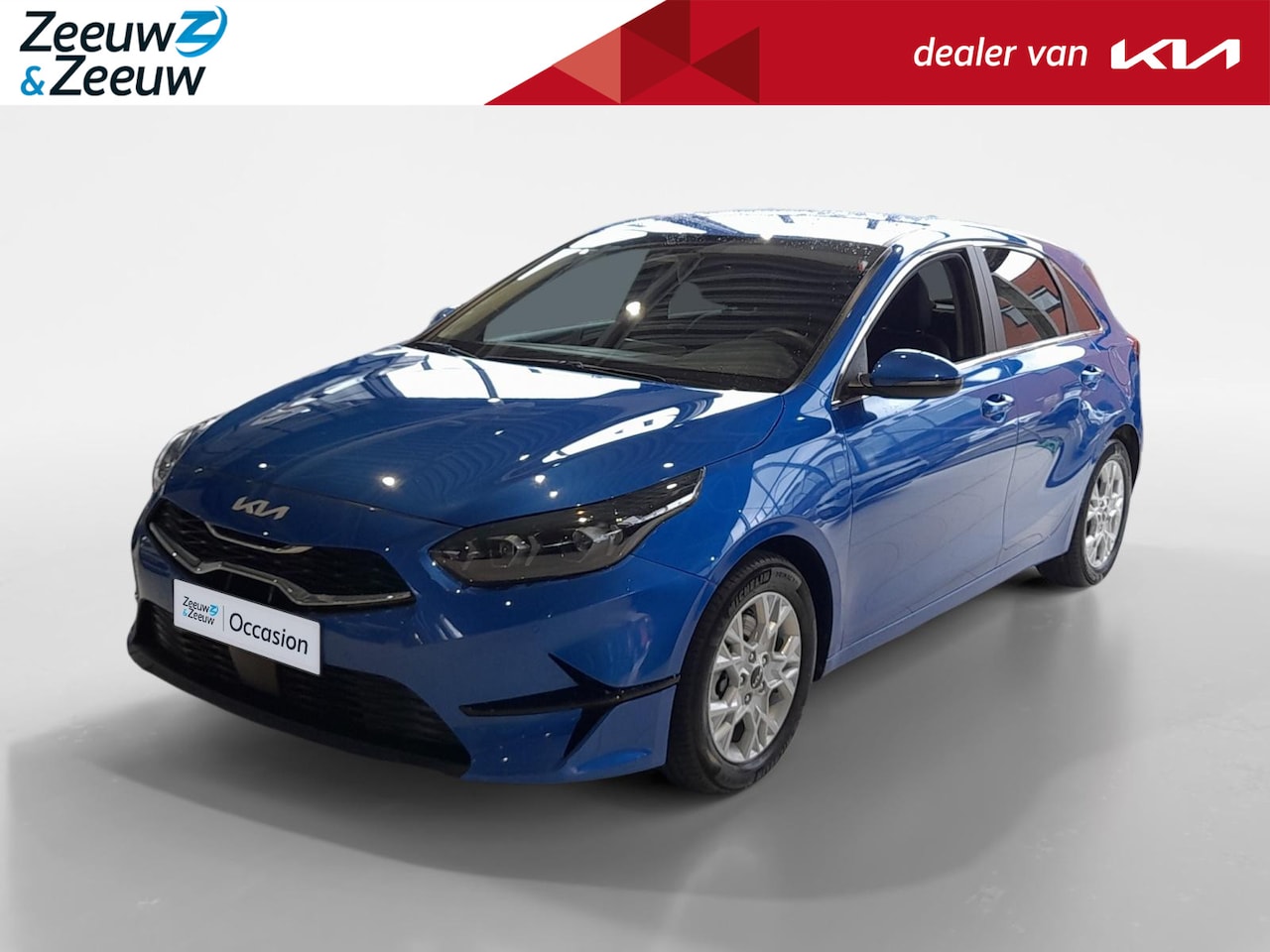 Kia Cee'd - Ceed 1.0i Turbo DynamicPlusLine Metallic lak | Keyless start & entry | Dodehoeksensoren | - AutoWereld.nl