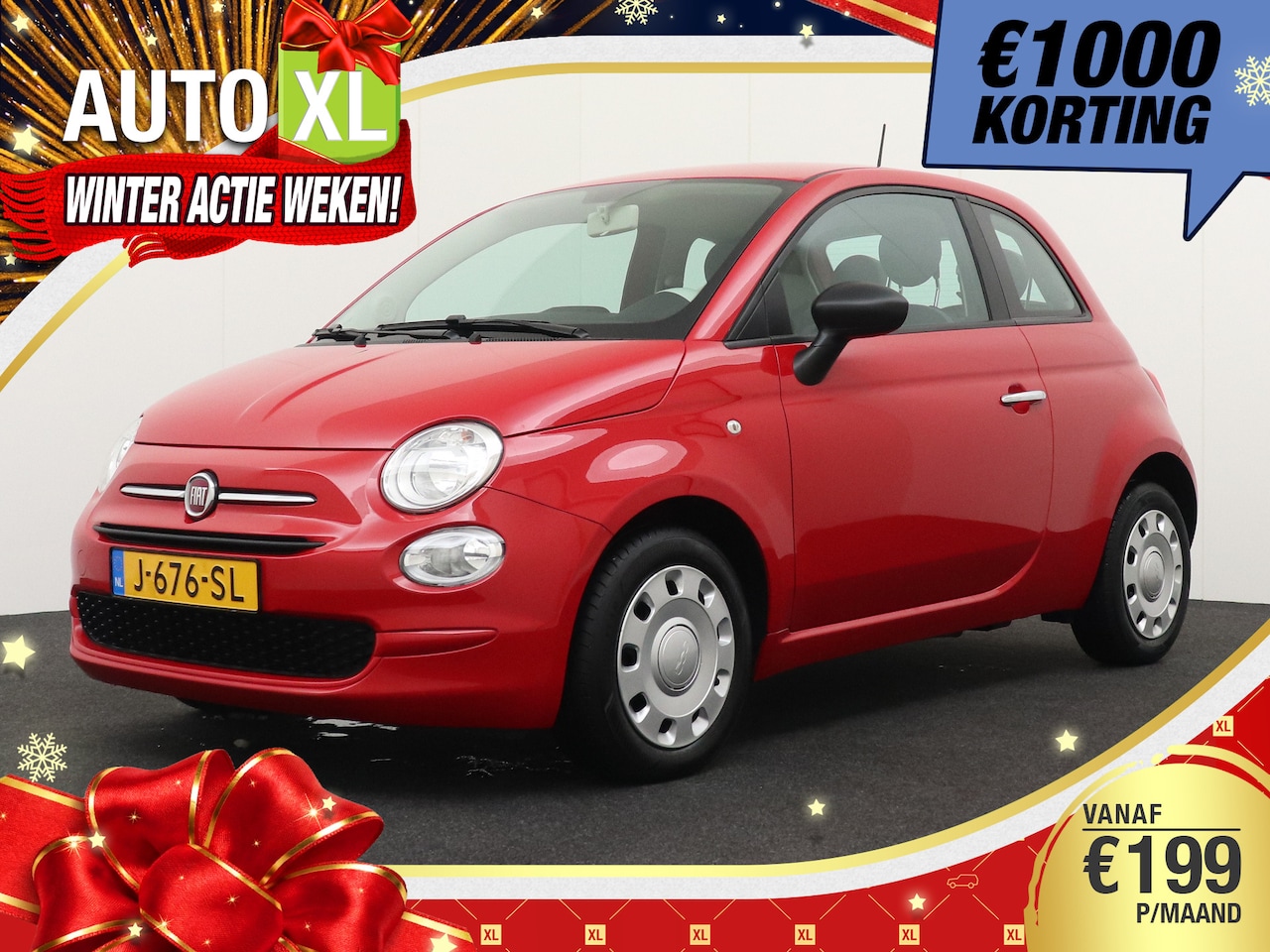 Fiat 500 - 1.0 Hybrid Pop Bluetooth Cruise Control DAB - AutoWereld.nl