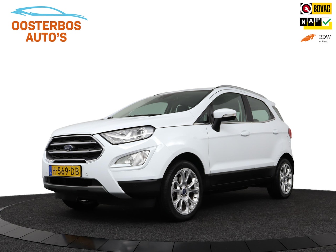 Ford EcoSport - 1.0 EcoBoost Titanium 125pk Trekhaak/Camera/Ecc/Carplay/Driver assistance pack - AutoWereld.nl