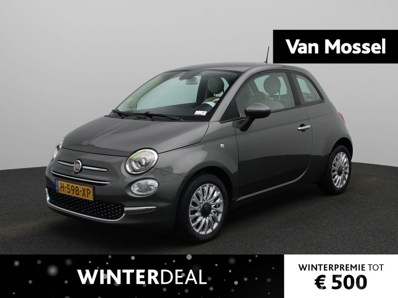 Fiat 500 - 1.0 Hybrid Lounge | Navigatie | Apple Carplay / Android Auto | Cruise Control | Parkeersen - AutoWereld.nl
