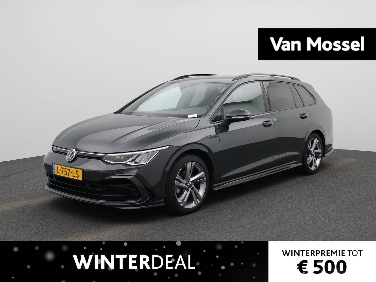 Volkswagen Golf Variant - 1.5 eTSI R-Line 2X R-LINE | AUTOMAAT | TREKHAAK | ADAPTIEVE CRUISE | STOEL & STUUR VERWARM - AutoWereld.nl