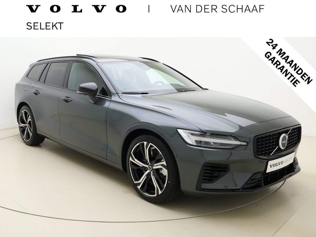 Volvo V60 - T6 350pk AWD Plus Dark / Panoramisch dak / Head-up display / Keyless / 360Camera / H&K Aud - AutoWereld.nl