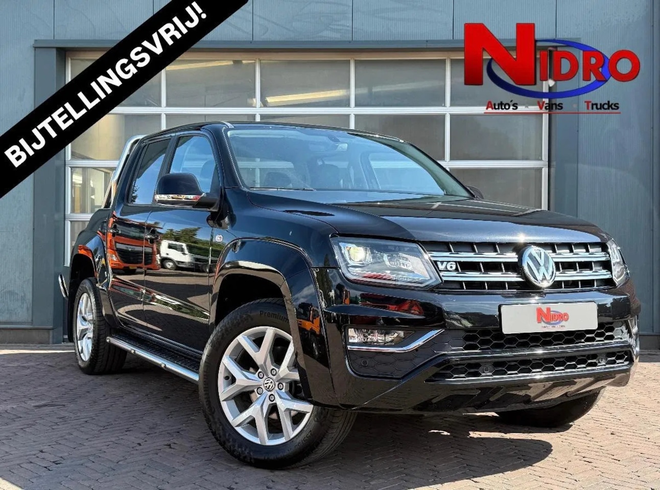 Volkswagen Amarok - 3.0 V6 TDI Be Trekker Dub Cab Geen Bijtelling Navi Apple Carplay Cam DSG Vol! - AutoWereld.nl