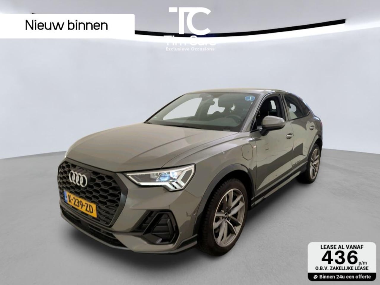 Audi Q3 Sportback - 45 TFSI e S Edition Automaat | Keyless entry & start | Chronosgrijs | Stoelverwarming | So - AutoWereld.nl